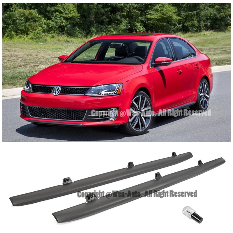 For 11Up Volkswagen Jetta MK6 GLI Style Rocker Panel Side Skirt Trim